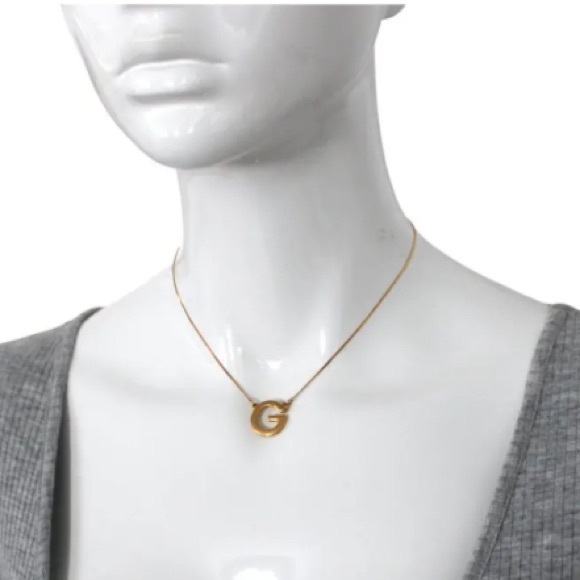 Givenchy Gold 'G' Pendant Necklace - Picture 4 of 5